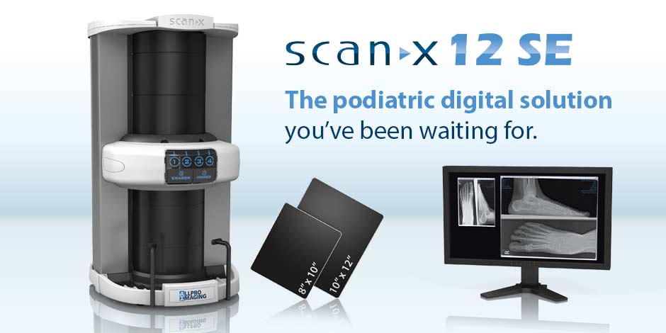 ScanX 12 SE - Computed Radiography system - The podiatric digital solution you’ve been waiting for.