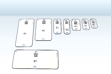 CR 8 VET - Accessorie - Dental Image plates Sizes S0 - S6